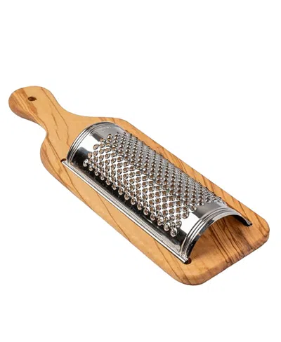 Verve Culture Olivewood Flat Grater In Brown