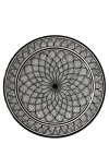 Verve Culture Safi Platter 35cm In Black Arch
