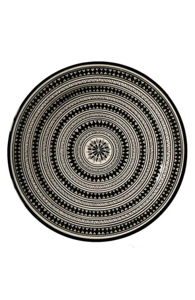 Verve Culture Safi Platter 35cm In Black Diamond