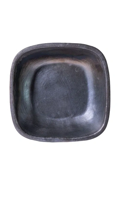 Verve Culture Set Of 4 Longpi Large Bowl In Black