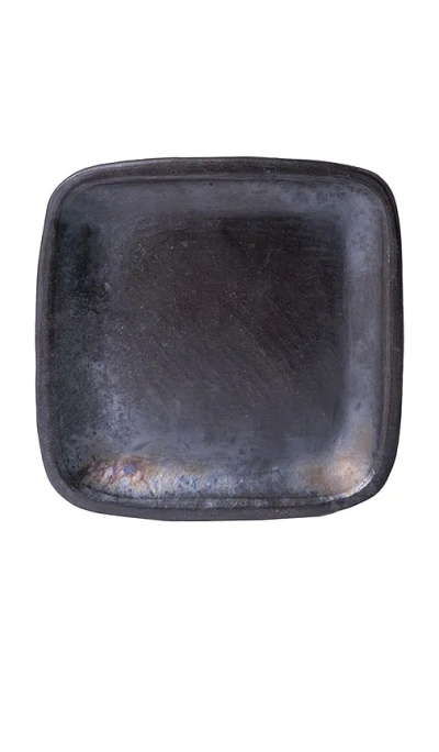 Verve Culture Set Of 4 Longpi Small Plate In Black
