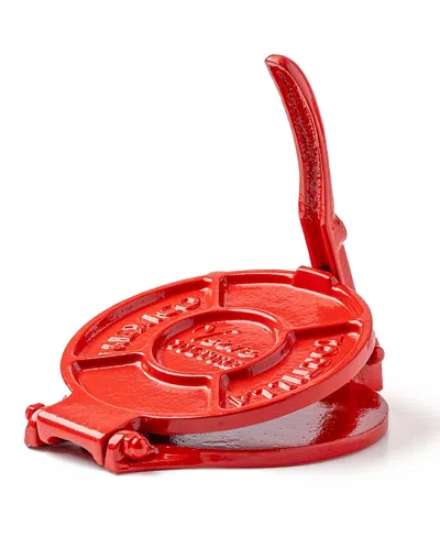 Verve Culture Small Red Cast Iron Tortilla Kit