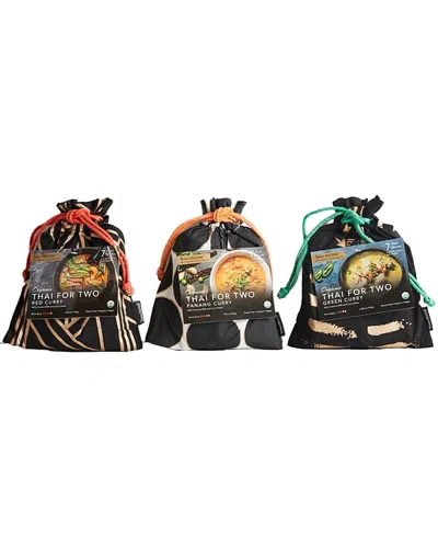 Verve Culture Thai For Two Curry Sampler Set In Box In Multi