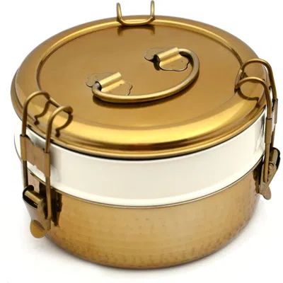 Verve Culture Tiffin Boxes In Gold
