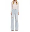 Vervet By Flying Monkey Avenida Jeans In Light Wash