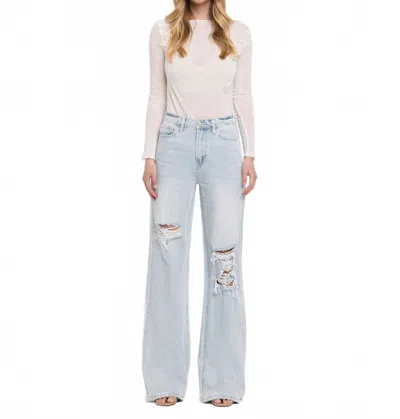 Vervet By Flying Monkey Avenida Jeans In Light Wash