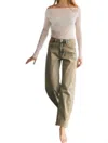 Vervet By Flying Monkey Barrel Leg Jeans In Free Spirit In Multi