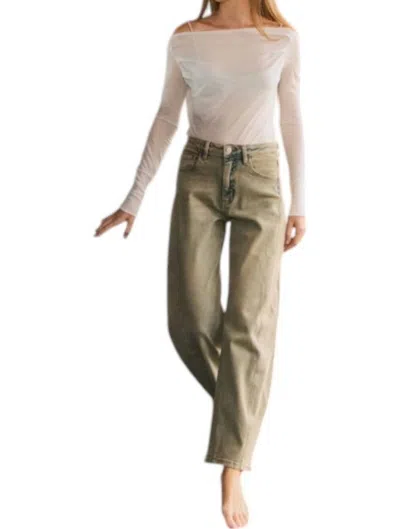 Vervet By Flying Monkey Barrel Leg Jeans In Free Spirit In Multi