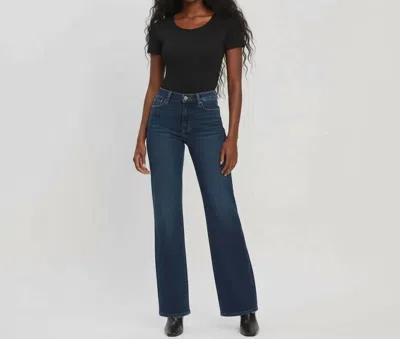 Vervet By Flying Monkey Bella Flare Jeans In Restructure In Blue