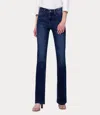 Vervet By Flying Monkey Belle High Rise Bootcut Jeans - Plus In Dark Blue