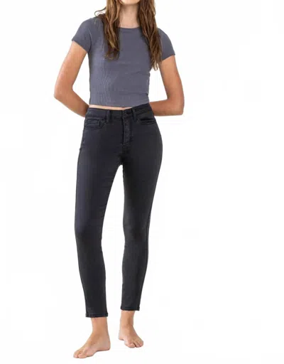 Vervet By Flying Monkey High Rise Ankle Skinny Jeans In Black
