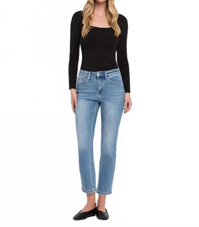 Vervet By Flying Monkey Jeanne Jeans In Denim In Black