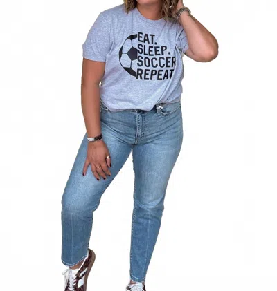 Vervet By Flying Monkey Lauren High Rise Tapered Straight Jean In Blue