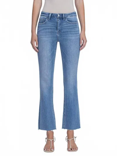 Vervet By Flying Monkey Melia Jeans In Reptar In Blue