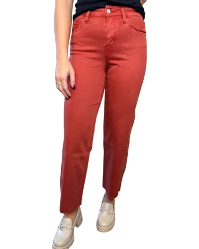 Vervet By Flying Monkey Olivia Wide Leg Jeans In Bossa Nova In Multi