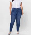 Vervet By Flying Monkey Raquael High Rise Skinny Jeans In Midium Wash