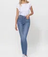 Vervet By Flying Monkey Robbers - High Rise Super Soft Skinny Jeans In Medium Wash