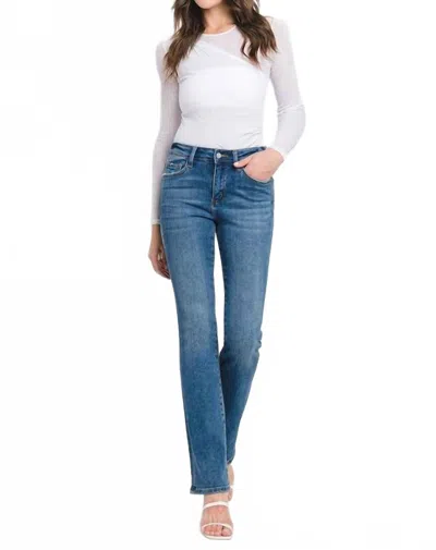 Vervet By Flying Monkey Skylar Bootcut Jeans In Blue