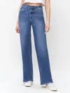 Vervet By Flying Monkey Straight Outta The 90's Vintage Jeans In Accomplished In Blue
