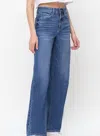 Vervet By Flying Monkey Straight Outta The 90's Vintage Loose Fit Jeans In Md Wash In Multi