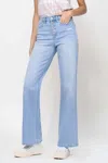 Vervet By Flying Monkey Stretchy 90's Loose Jeans In City Blues In Multi
