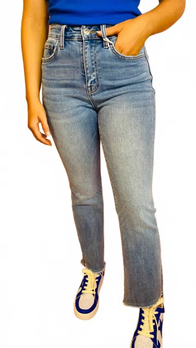 Vervet By Flying Monkey Striving Jeans In Medium Wash