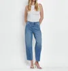 Vervet By Flying Monkey Super High Rise Barrel Leg Jeans In Recommendation