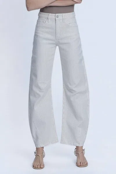Vervet By Flying Monkey The Jess Jeans In White In Gray