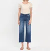 Vervet By Flying Monkey Wide Leg Crop Jeans In Upgraded