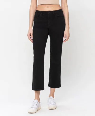 Vervet By Flying Monkey Women's Ankle Straight Jeans In Catchy
