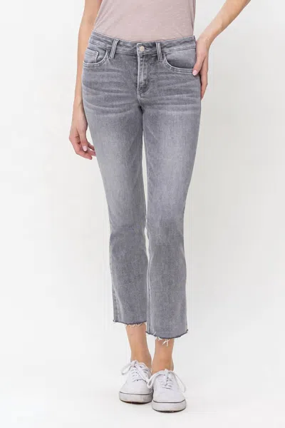 Vervet By Flying Monkey Women's Carlene Midris Cropped Jeans In Grey