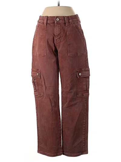 Pre-owned Vervet Cargo Pants In Brown