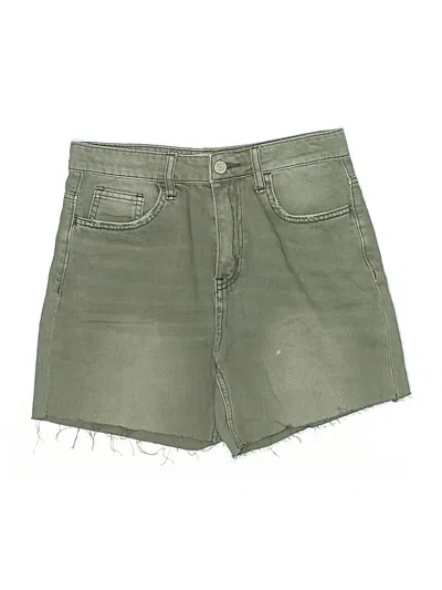 Pre-owned Vervet Denim Shorts In Green