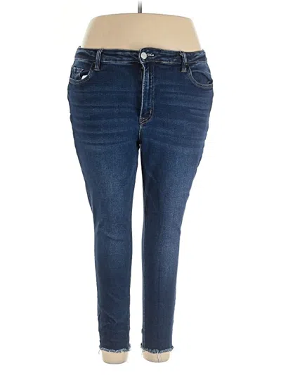 Pre-owned Vervet Jeans In Blue