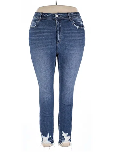 Pre-owned Vervet Jeans In Blue