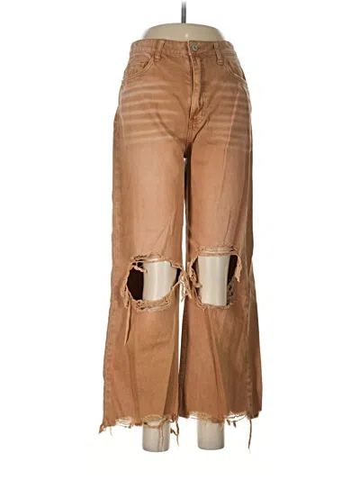 Pre-owned Vervet Jeans In Brown