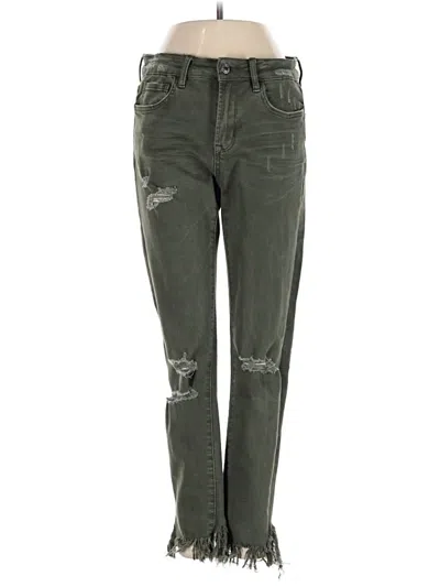 Pre-owned Vervet Jeans In Green