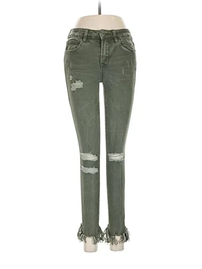 Pre-owned Vervet Jeans In Green