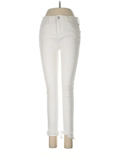 Pre-owned Vervet Jeans In Ivory