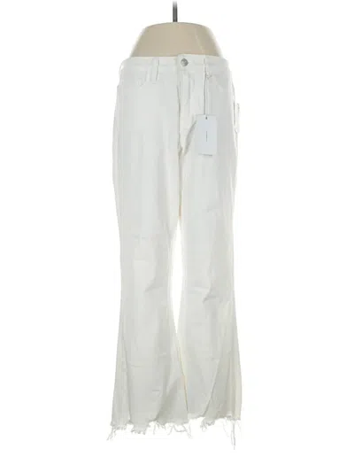 Pre-owned Vervet Jeans In Ivory