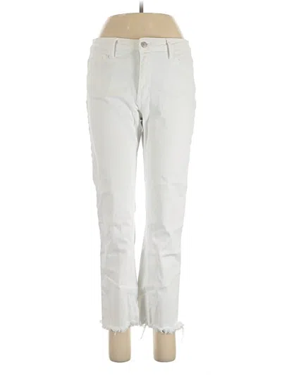 Pre-owned Vervet Jeans In Ivory