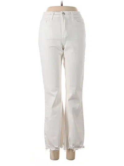 Pre-owned Vervet Jeans In Ivory