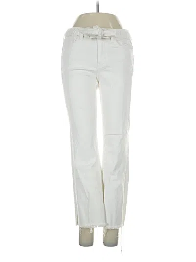 Pre-owned Vervet Jeans In Ivory