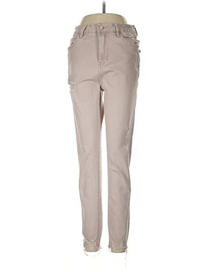 Pre-owned Vervet Jeans In Tan