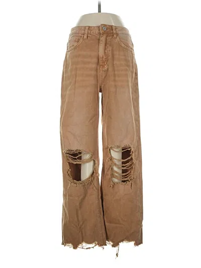 Pre-owned Vervet Khaki Pant In Brown