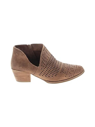 Pre-owned Very G Ankle Boots In Brown