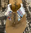 Very G Beauty Flip Flop In Cream Multicolor In Multi