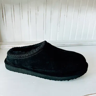 VERY G CHEERS PLATFORM SLIPPER IN BLACK