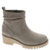 Very G Dashing Chunky Ankle Bootie In Grey