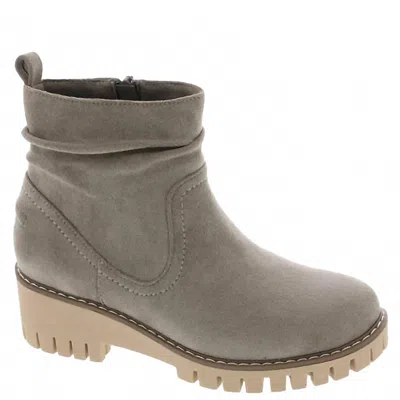 Very G Dashing Chunky Ankle Bootie In Grey